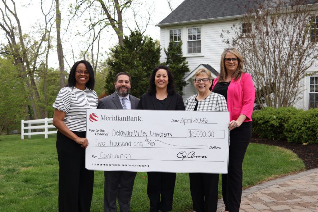 DelVal receives $5,000 educational grant from Meridian Bank through state tax credit program