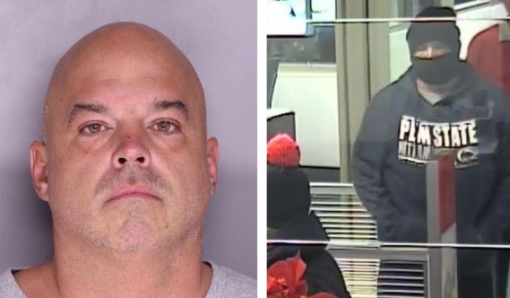 Man admits to bank robberies in Bucks, Montgomery counties in 2024