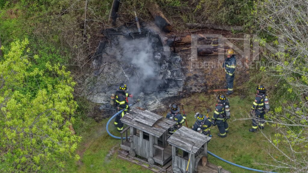 BREAKING: Shed fire reported in Hilltown Township; according to report